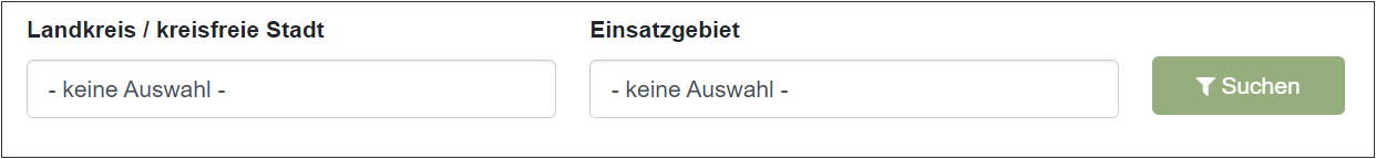 Screenshot vom Stellenfinder